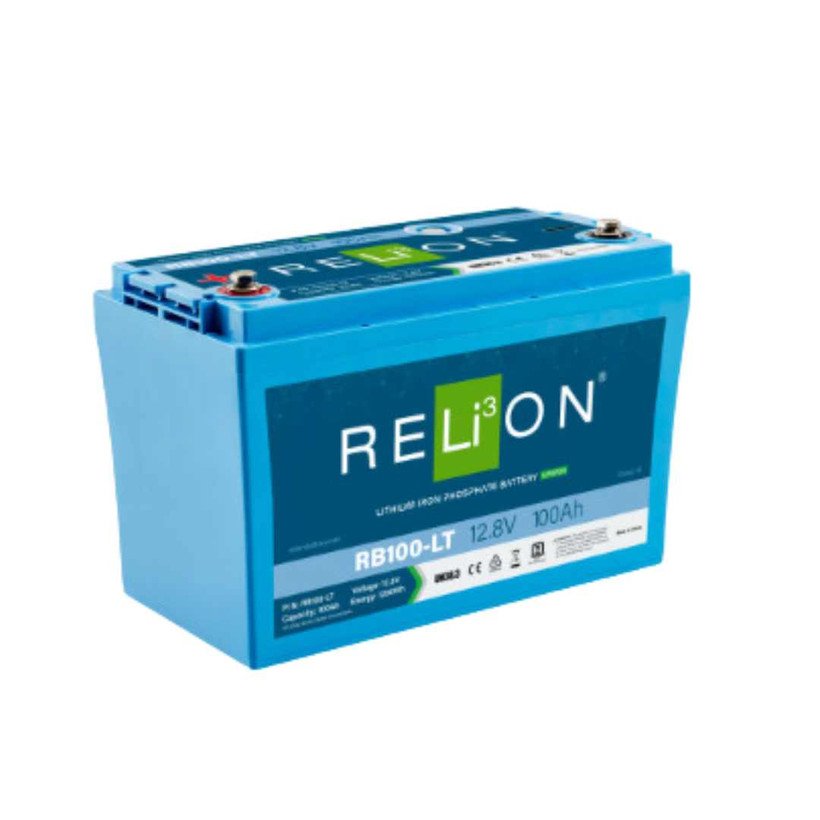 Active slide of Relion RB100-LT 12 VOLT, 100Ah Low Temperature Battery