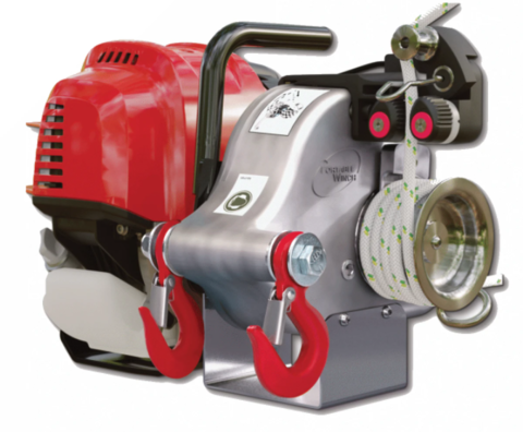 Active slide of PCW4000 GX50 Gas Powered Pulling Winch