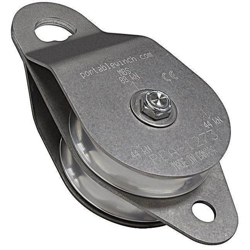 Active slide of Portable Winch Double Swing Side Snatch Block