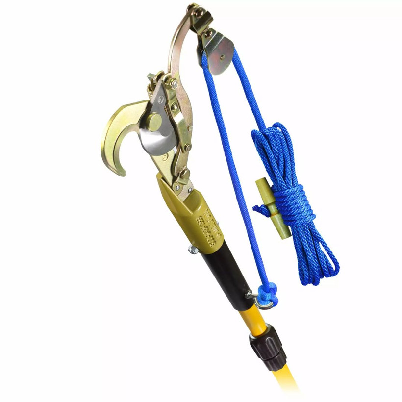 Active slide of Jameson Double Lock™ Telescoping Pole with Permanent Mount Pruner, 6-12 ft.