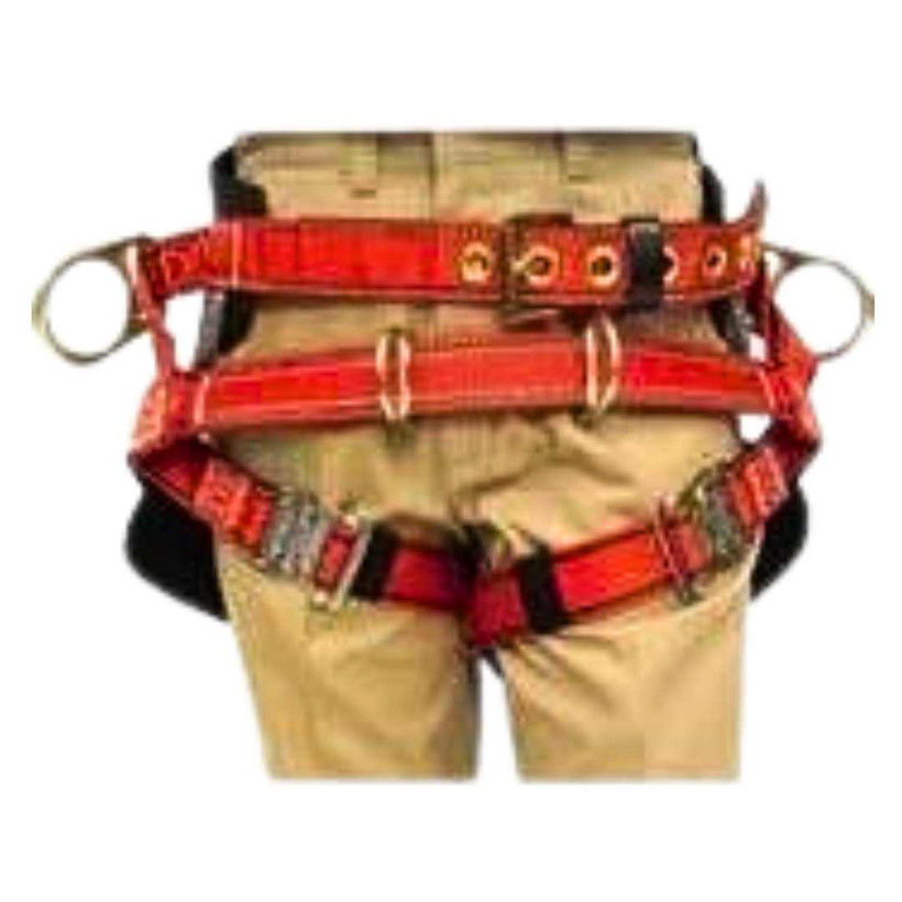 Active slide of Jelco Rigger Arborist Saddle with Independent Leg Straps