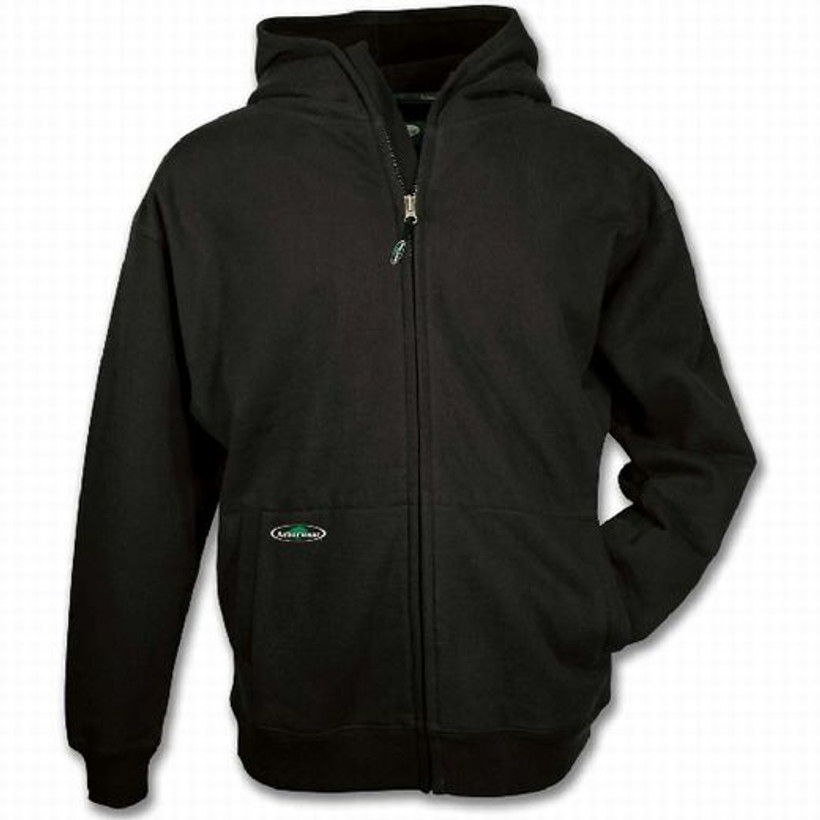 Active slide of Arborwear Double Thick Full Zip Sweatshirt - Black