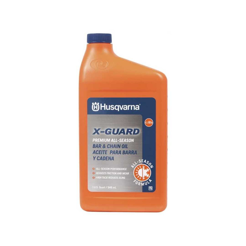 Active slide of Husqvarna X-Guard Bar & Chain Oil