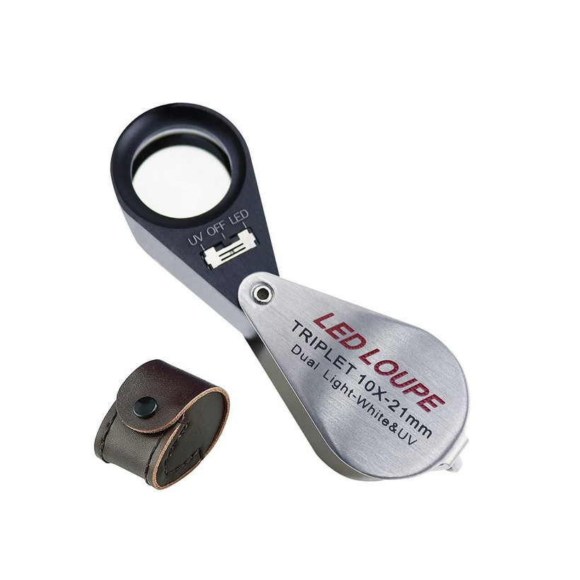 10X Magnifier with UV Lamp and LED light