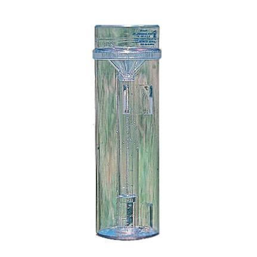 Active slide of Clear View Metric Rain Gauge