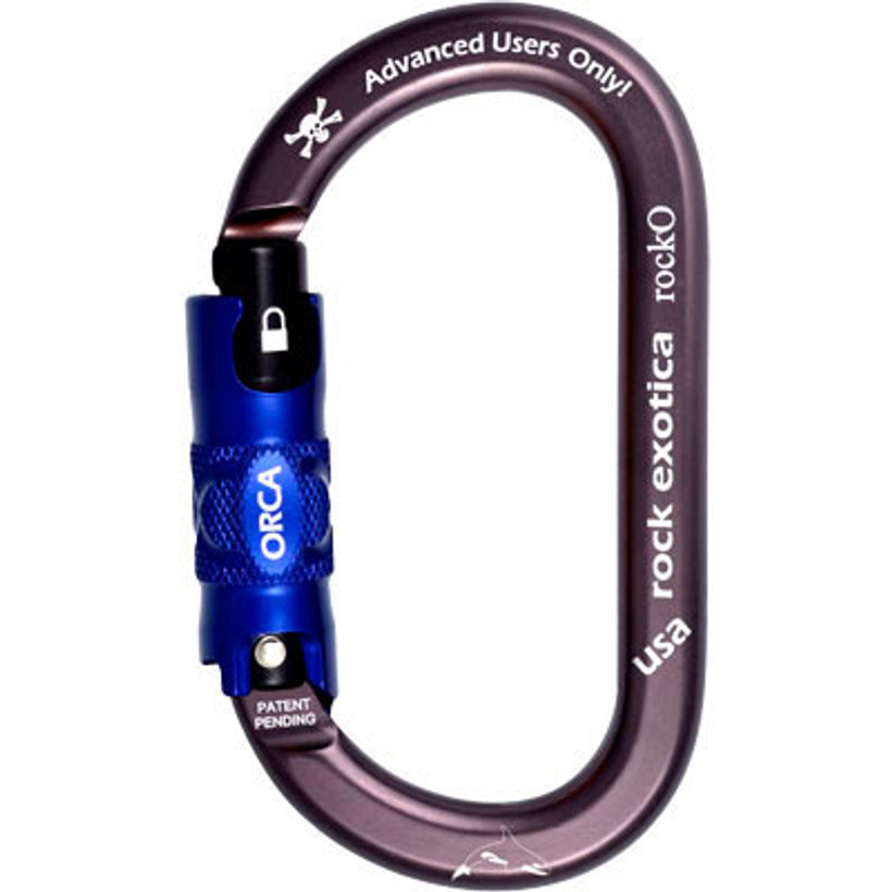 Rock Exotica rockO Carabiner with O.R.C.A Locking Gate