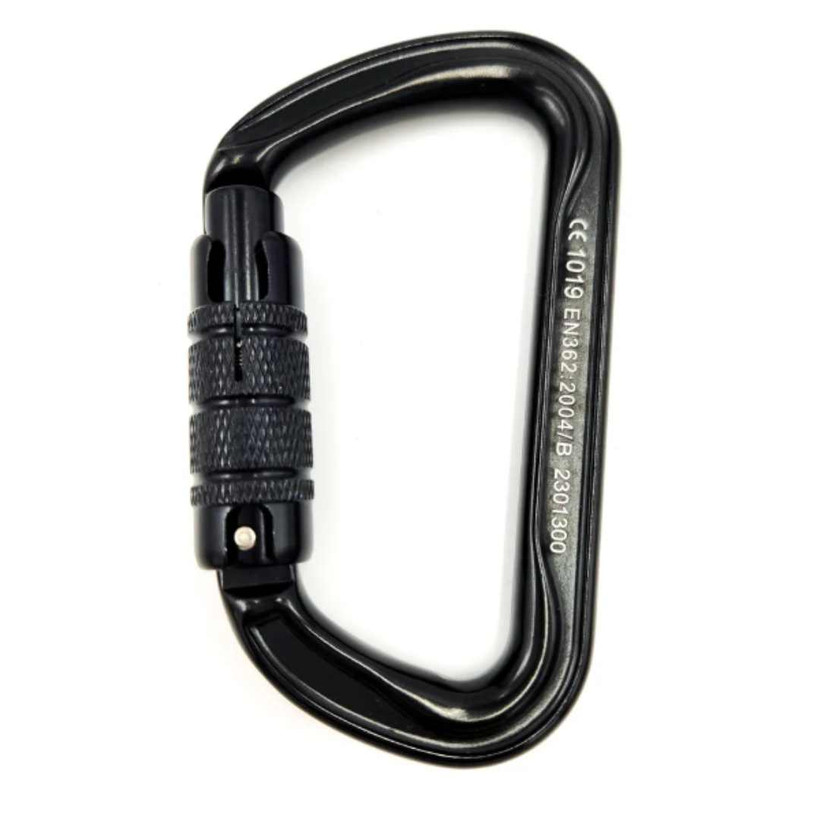 ELC Offset D Shape Triple Lock Carabiner