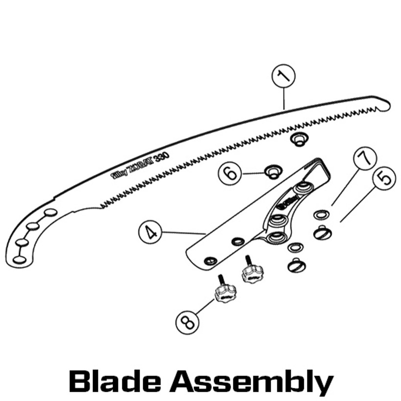 Silky Zubat Pole Saw Replacement Parts