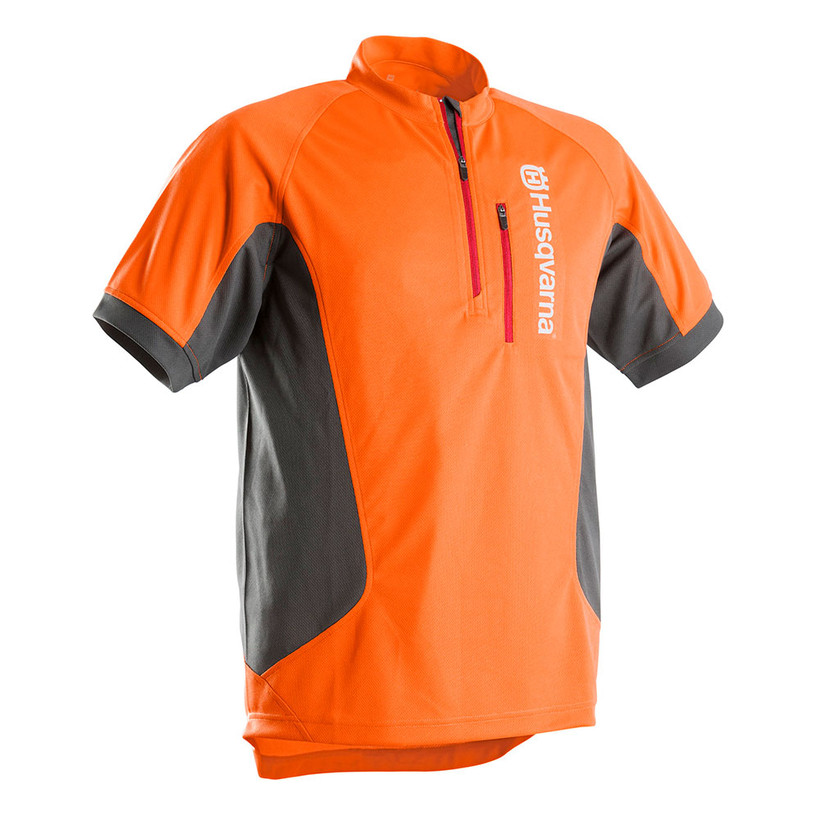 Active slide of Husqvarna Tech Work Shirt - Short Sleeve