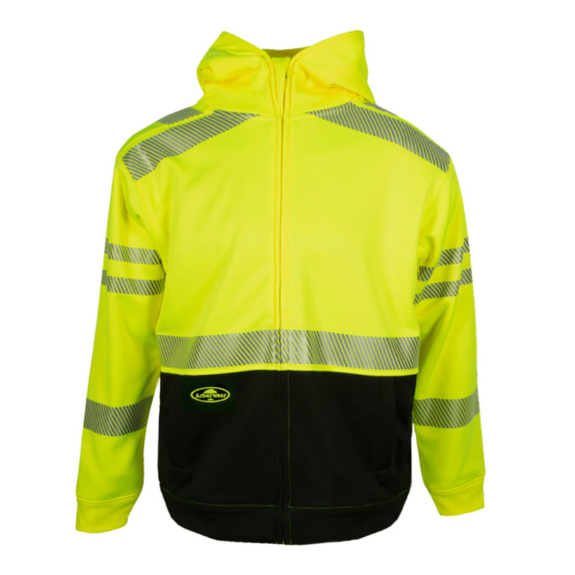 Arborwear Tech Double Thick Hooded Full Zip Sweatshirt HVSA