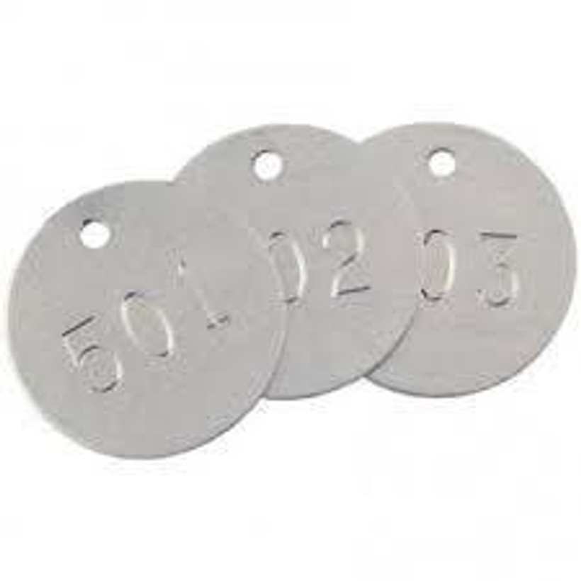 Active slide of Round Aluminum Tree Tags
