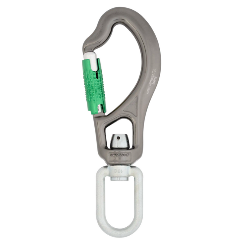DMM sidewinder  locksafe carabiner with swivel