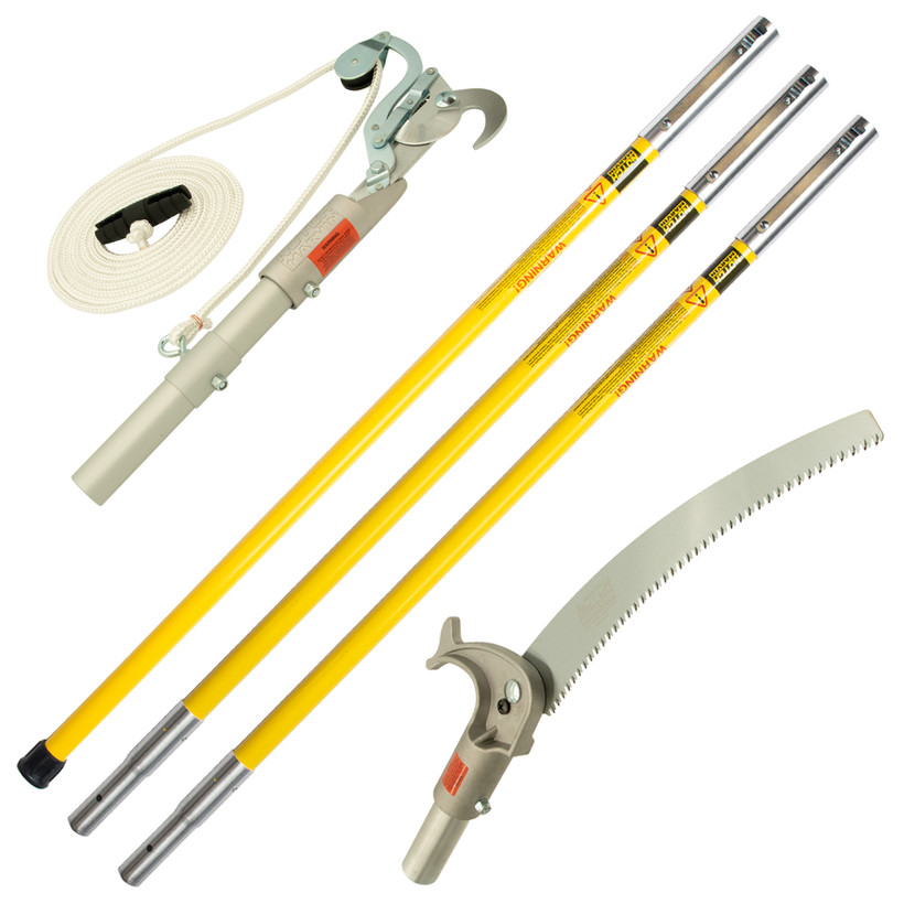 Notch 18' Quick Change PH4 Pruner & Saw Combo Set