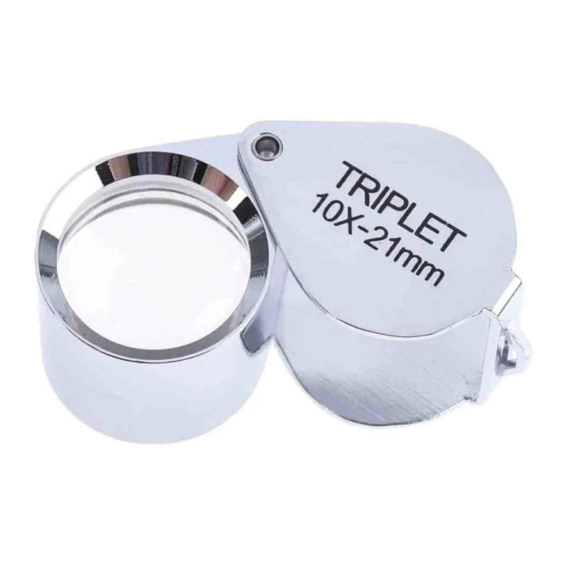 Hand Lens Triplet Loupe 10X 21mm