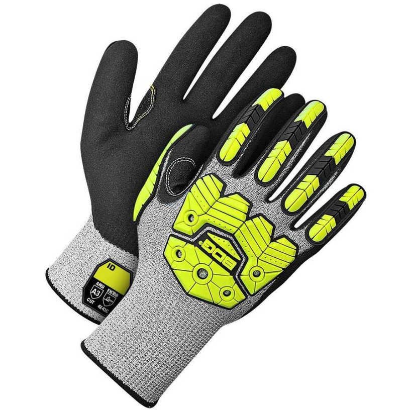 Active slide of BDG Dyneema Glove with Hi-Viz Impact Protection