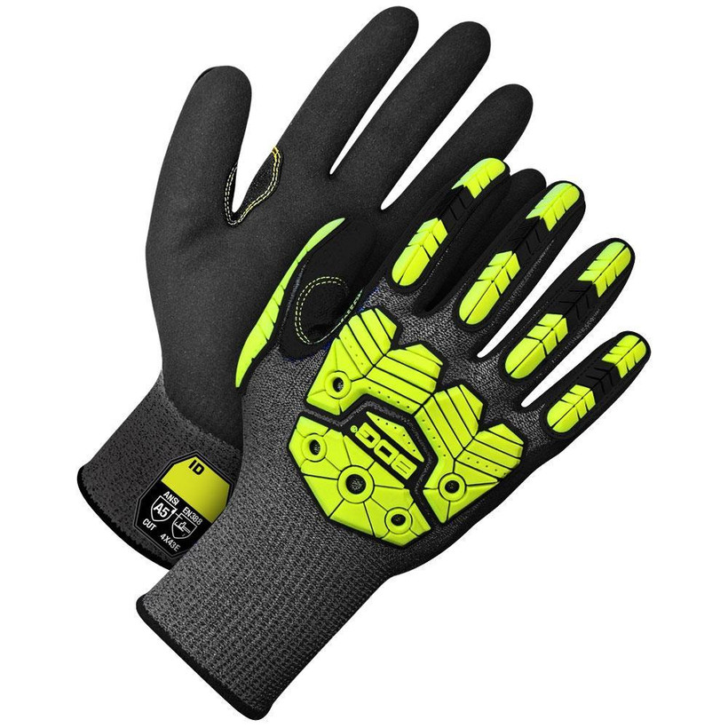 Active slide of BDG Thermal Dyneema Glove with Hi-Viz Impact Protection