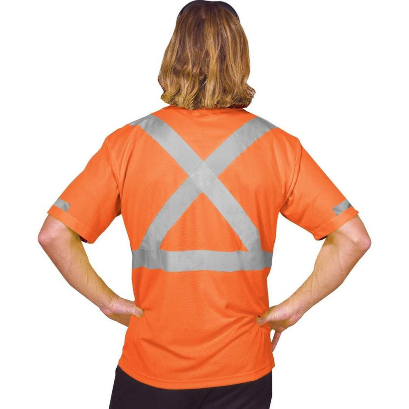 T-Shirt,  Traffic W/ Silver Stripes, short sleeve