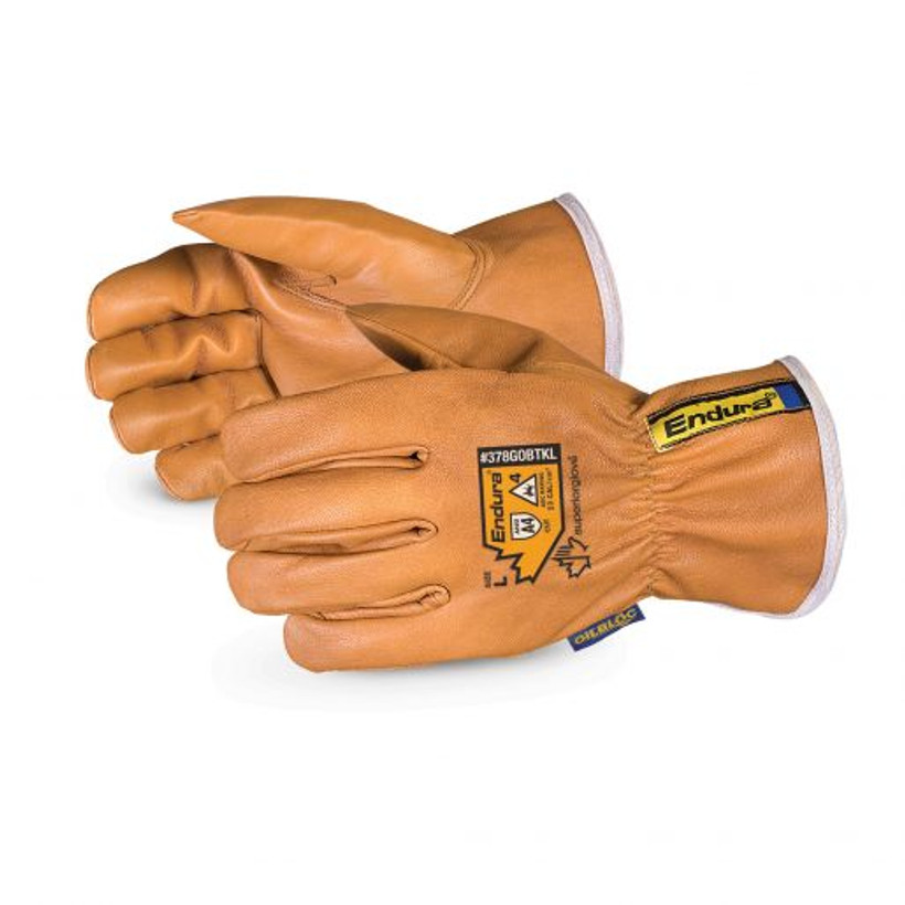 Active slide of Endura Kevlar Lined Winter Goat-Grain Work Gloves