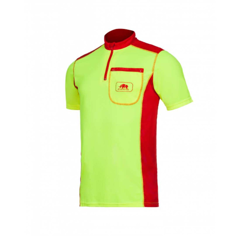 Active slide of SIP Protection Technical T-Shirt Hi-Vis Yellow/Red - Short Sleeves
