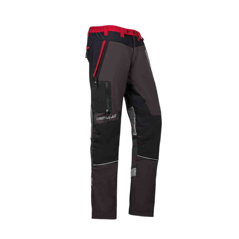 Active slide of SIP Protection Canopy W-Air Chainsaw Pants Grey/Red