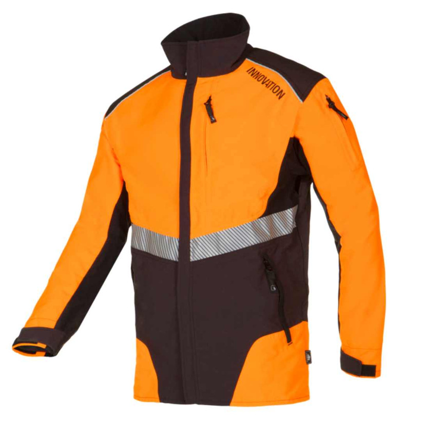 Active slide of SIP Protection W-AIR Working Jacket Grey/Hi-Vis Orange