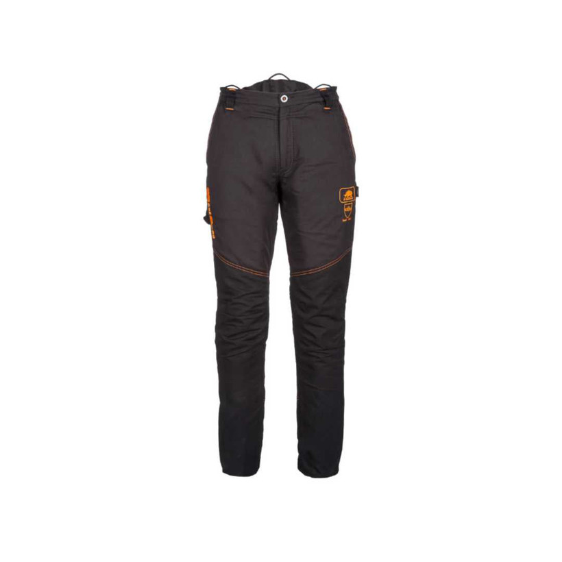 Active slide of SIP Protection BasePro Chainsaw Pants Grey Anthracite/Black