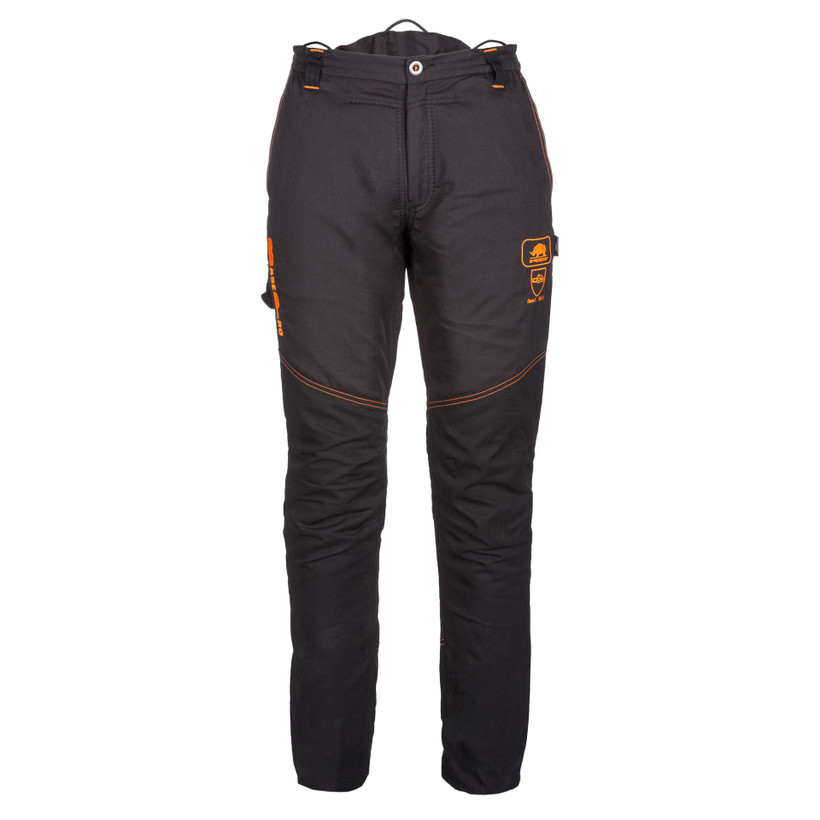 Active slide of SIP Protection BasePro Chainsaw Pants Grey Anthracite/Black