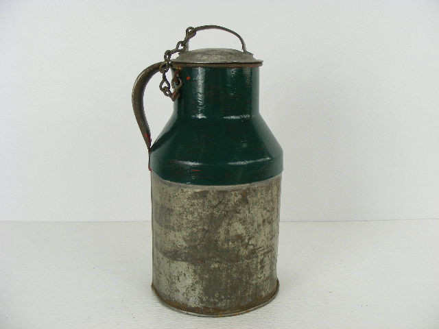 This 13" old milk bucket can is marked CPM CO on the handle. Antique