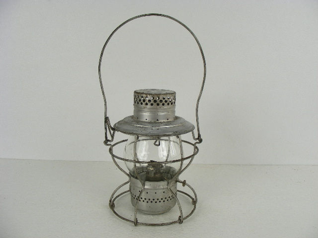 An Old Illinois Central Railroad Lantern Marked Icrr And Made By Handlan Of St Louis Antique
