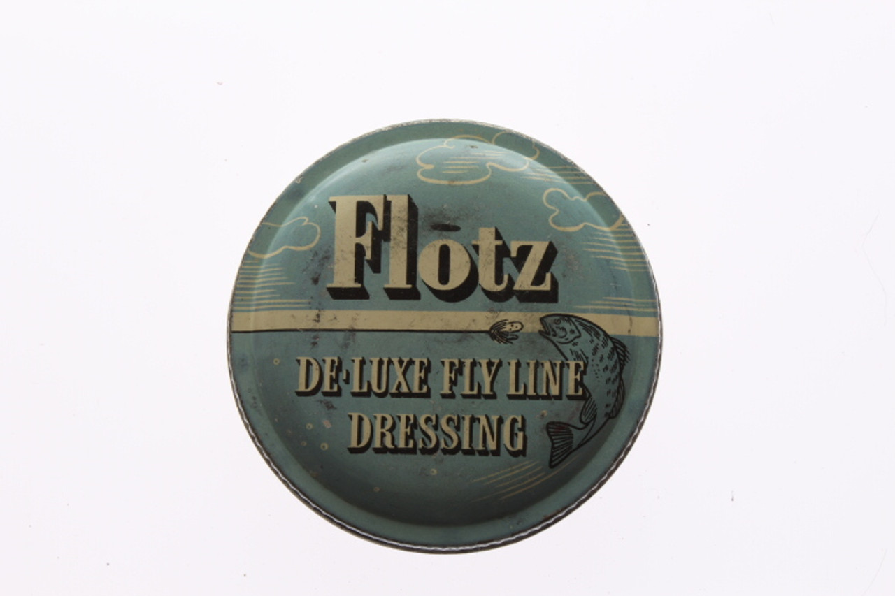 Vintage Fly Fishing Line Dressing Tin Flotz Brand