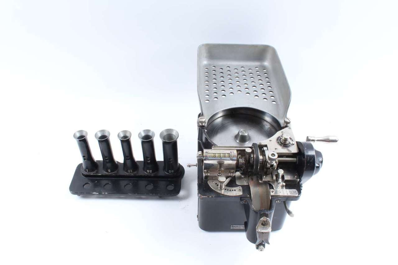 Vintage Brandt Coin Counter & Packager Machine