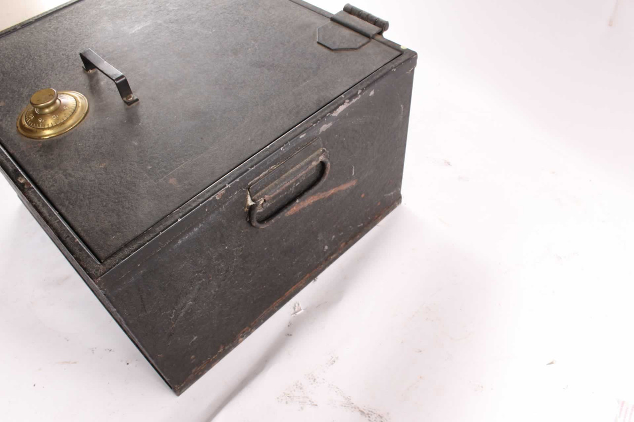 Old National Lock Combination Safe Strong Box