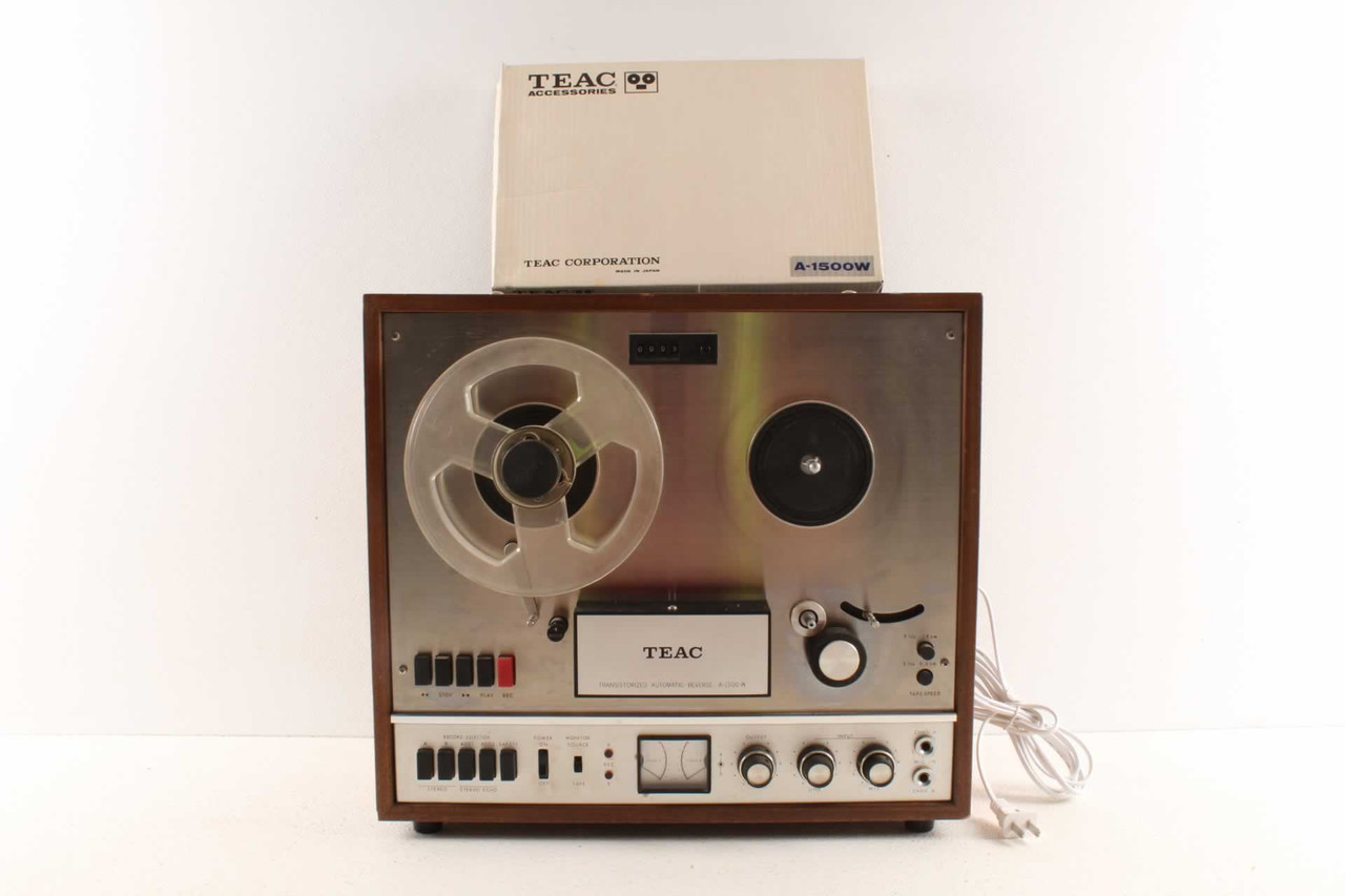 Vintage Teac A-1500W Reel To Reel Tape Recorder Player - Antique