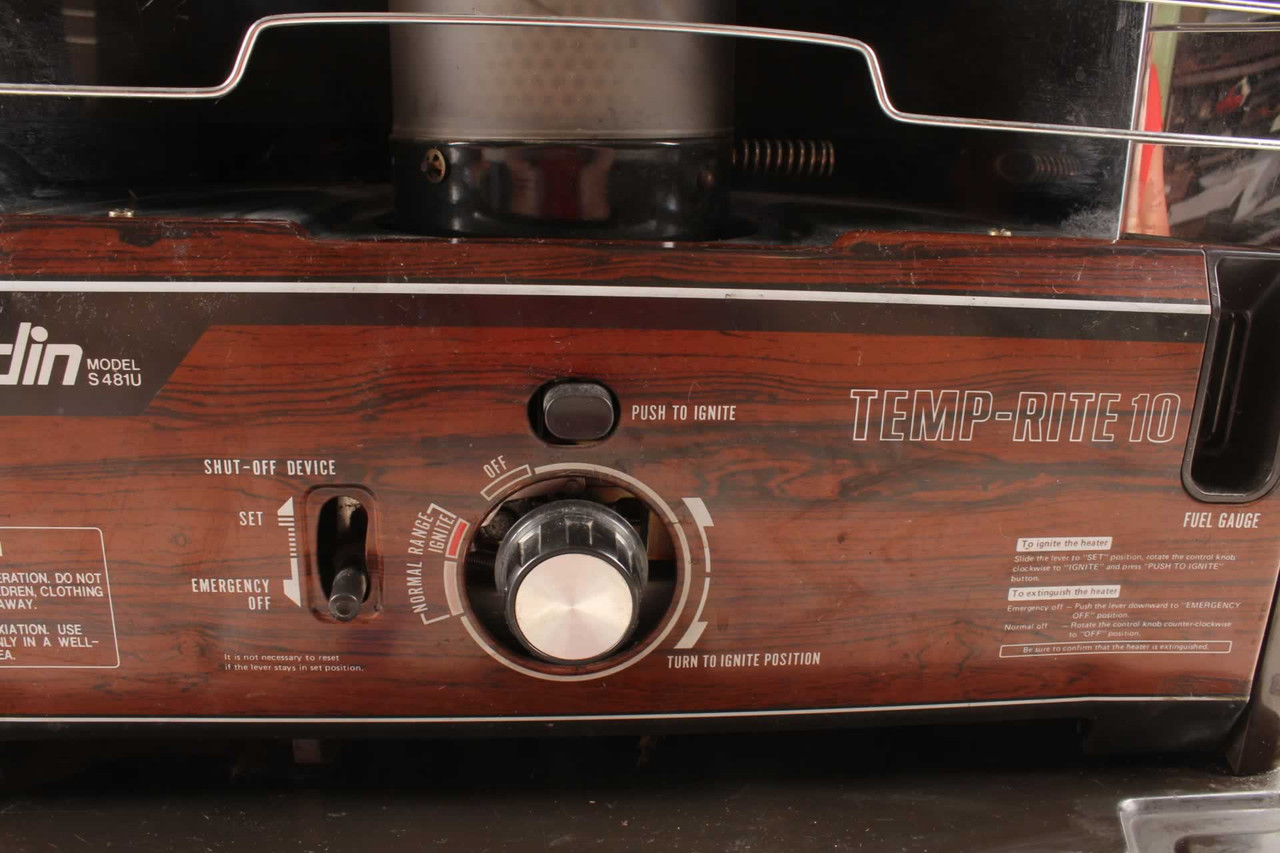 Aladdin Portable Kerosene Heater Temp Rite 10 Model S481U - Antique ...