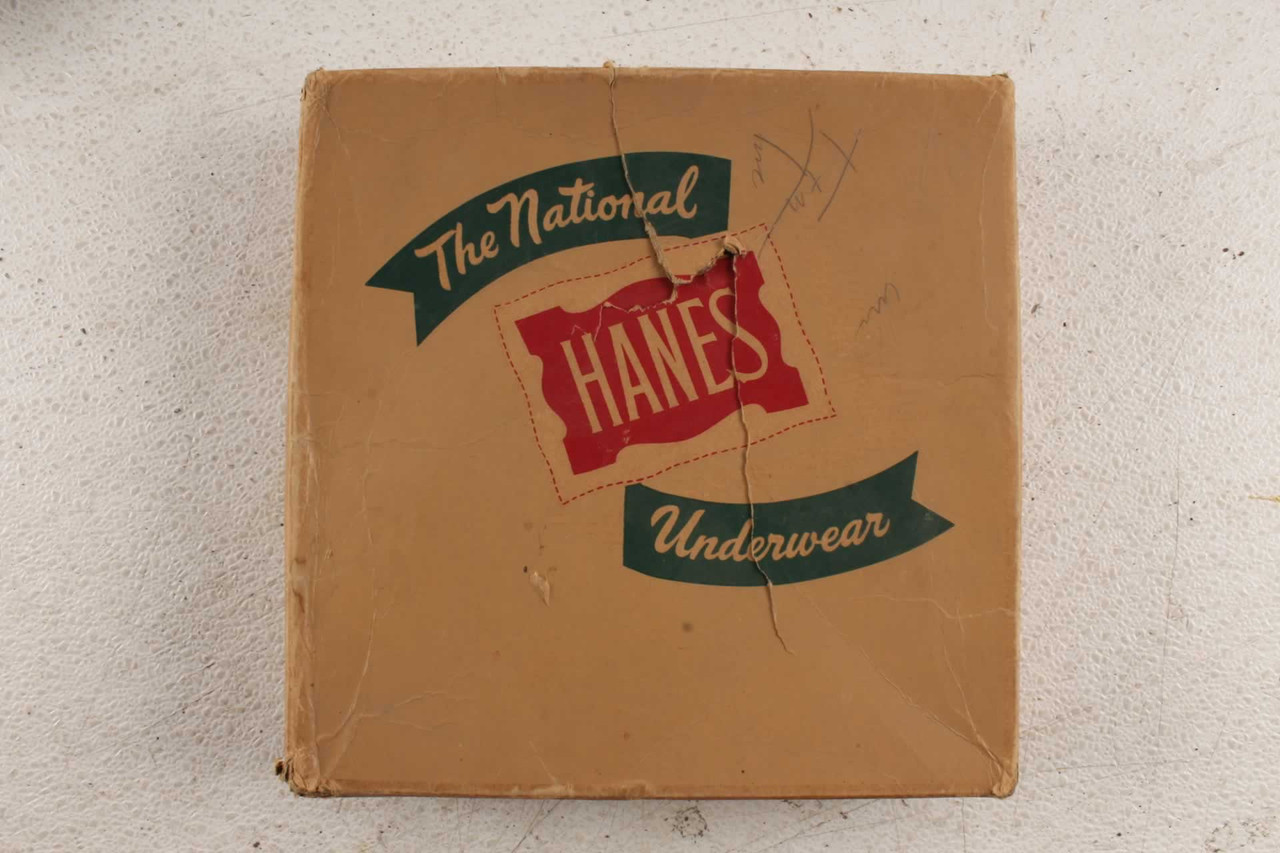 Vintage The National Hanes Underwear Advertising Box - Antique