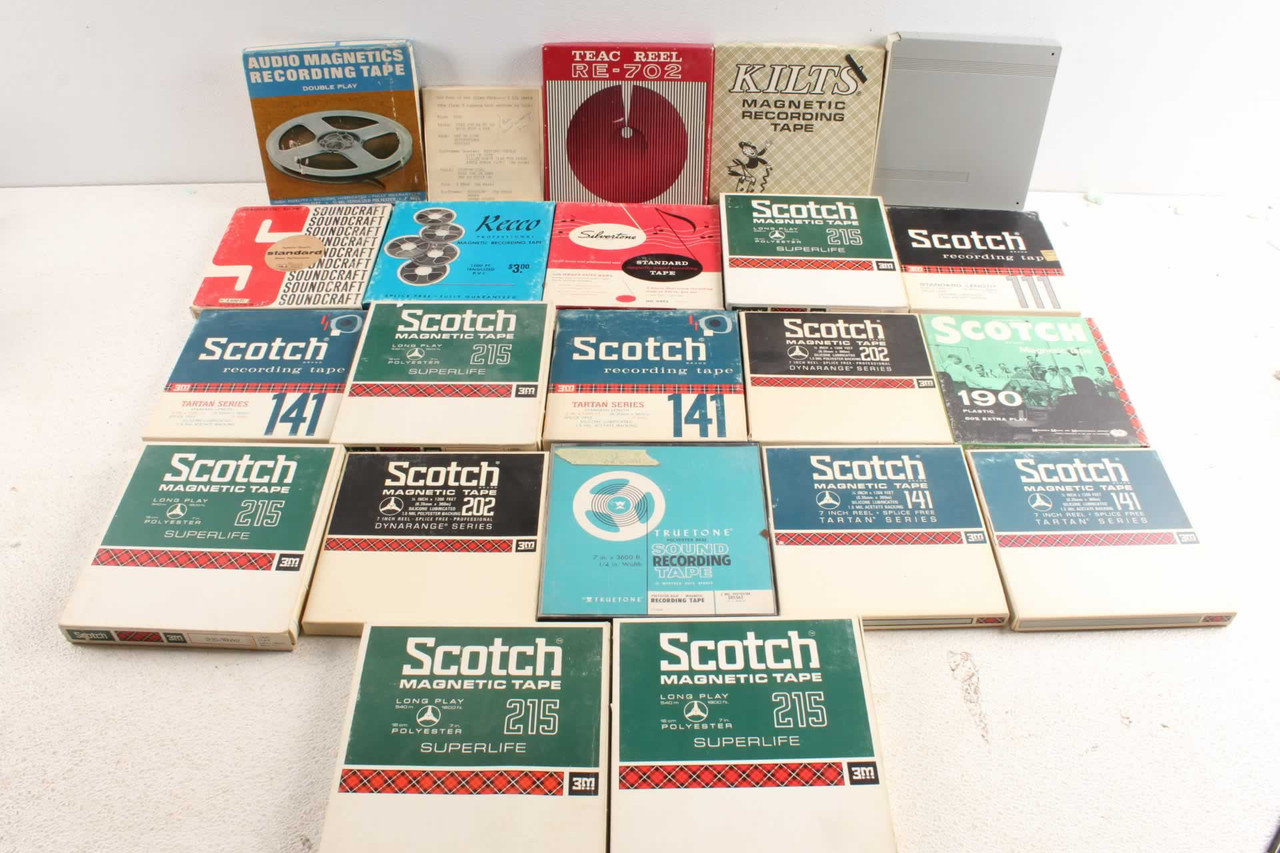 22 Vintage Reel To Reel Tapes Some Marked Music