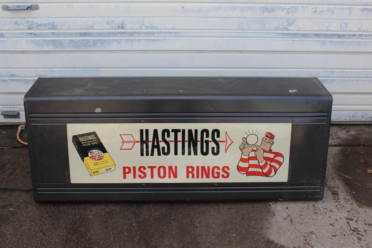 NOS Vintage Antique Estate Hastings Piston Rings in Original Box Car Parts Motor