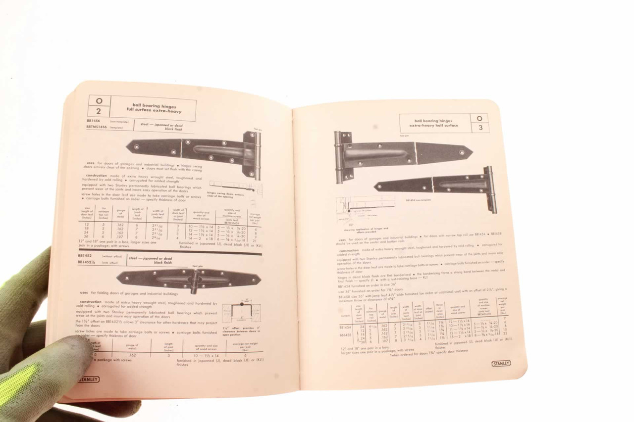 Vintage 1950's Stanley Hardware Catalog 71 The Stanley Works Antique