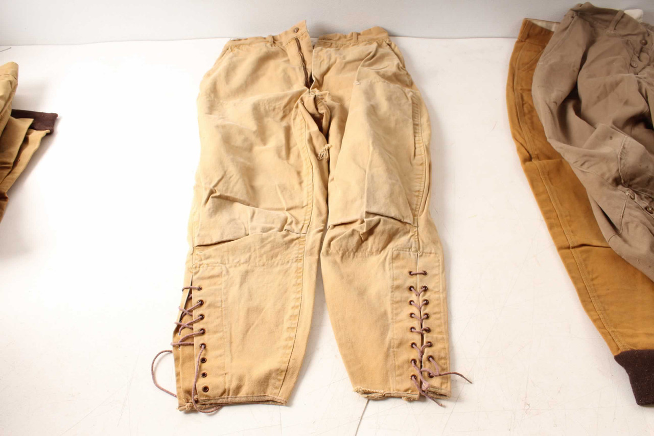 4 Vintage Duck & Pheasant Hunting Pants Western Field Label Antique