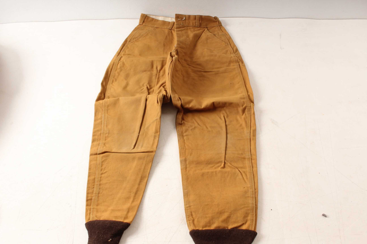 4 Vintage Duck & Pheasant Hunting Pants Western Field Label Antique