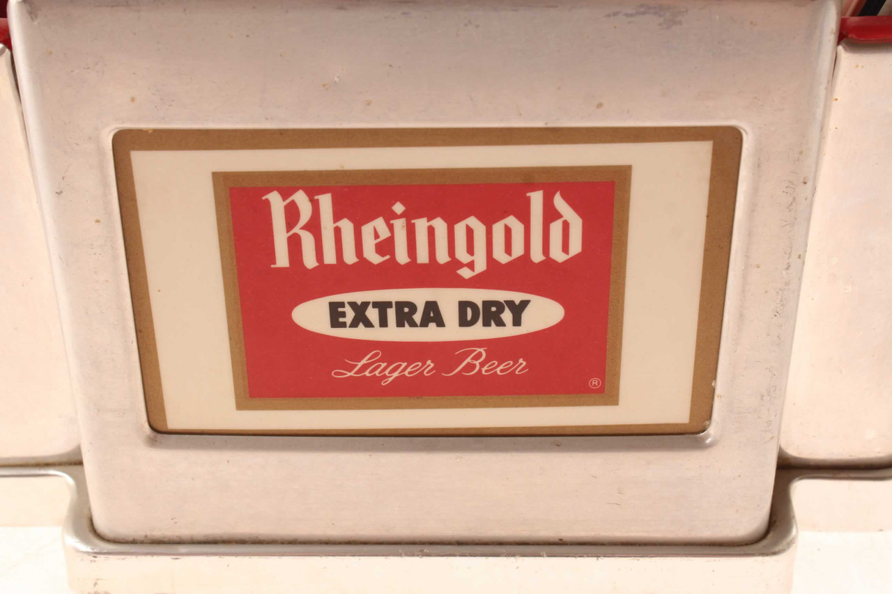 Vintage Rheingold Extra Dry Lager Beer Advertising Back Bar Napkin