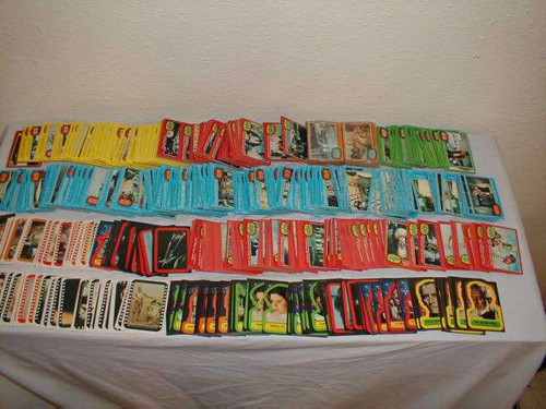 Vintage enormous selection of the original Star Wars cards produced by Topps in 1977 as a follow up to the movie.If your trying to finish putting together your own set drop us a line with your needs and we'll see if we can help you out.The cards are