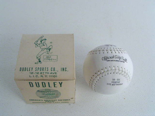 I have just acquired some of these vintage Dudley official softballs with their original box.