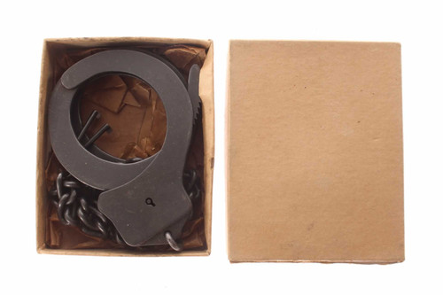 Vintage Law Enforcement Harvard Leg Irons & 2 Keys In Original Box