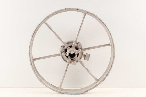 Antique Farm Implement Steel Wheel Spoked Marked 1813