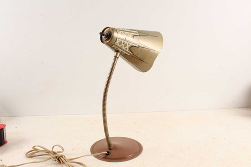 Vintage Mid Century Flexible Goose Neck Metal Desk Lamp Decorated Design