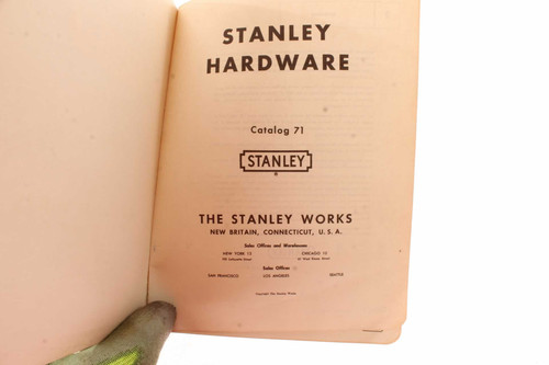 Stanley hardware deals catalog