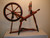 Old Antique childs spinning wheel Original Black & Red Paint