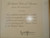 Vintage bubble glass picture frame photograph 1937 military honor certificate president signed