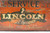 Rare Antique Lincoln Shock Absorbers Official Service Station Advertising Sign Rare Antique Lincoln Shock Absorbers Official Service Station Advertising Sign